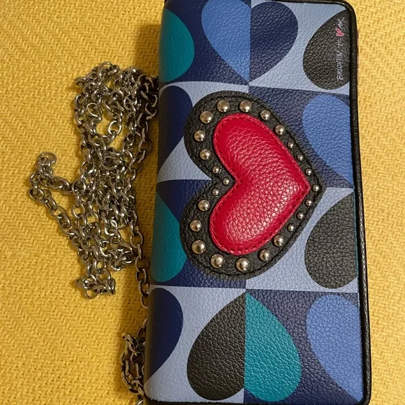 Brighton Fashionista Colorful Heart-Embellished Women's Bag